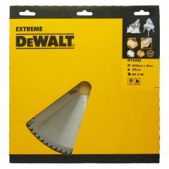 DeWalt DT4288-QZ DT4288 HM zaagblad 305 x 30 x 80T trapezium, negatief 5° Laminaat, Alu extra fijne afwerking