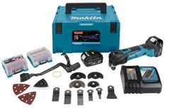 Makita DTM51RTJX3 Multitool 18 Volt 5,0 AH Li-ion + Toebehorenset