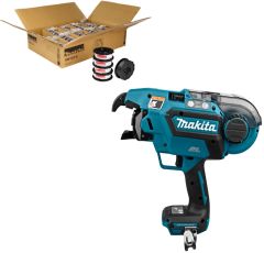 Makita DTR180ZJSET1 SETVOORDEEL 1 - 30 dozen vlechtdraad 199137-9 + gratis DTR180ZJ Accu Vlechtmachine 14,4 - 18 Volt excl. accu´s en lader