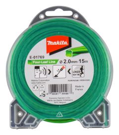 Makita E-01769 Maaidraad Groen 2mm x 15 mtr voor Bosmaaiers