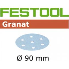 Festool Zubehör RO90FIJN Schleifteller Aktionspackung Granat Feinschliff für Festool Rotex RO90 OP=OP