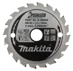 Makita Zubehör B-08894 HM-Sägeblatt Holz 190 x 20 x 24T