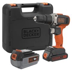 Black & Decker BCD003MEM2K-QW Akku-Hammer 18 Volt 1x 2.0 Ah/4.0Ah Li-Ion