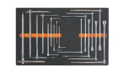 Beta 024500065 M65 Flexible vorgeformte Einsätze mit Werkzeugsortiment