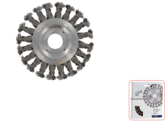 Rotec 798.0205 Rundbürste 22,2 115 x 0,5 mm gedrehter Stahldraht