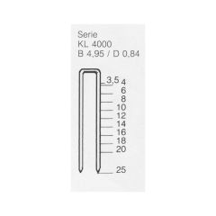 Haubold Befestigung 503148 KL4020 CNK Nicht 20 mm 5.000 Stück