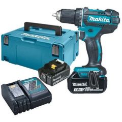 Makita DDF482RTJ Accuboor/schroefmachine 18V 5,0AH Li-ion