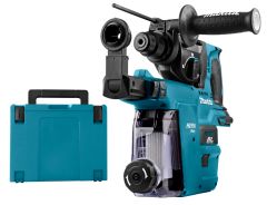 Makita DHR242ZJW Combihamer 18 Volt Body + DX06 ingebouwde afzuiging excl. accu"s en lader