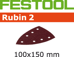 Festool 499138 Schuurbladen Rubin 2 STF Delta/100x150/7 P150 RU/50