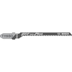 Bosch 2608630310 T119BO Decoupeerzaagbladen T - Schacht Per 5 Hout