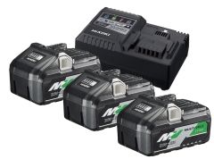 HiKOKI UC18YSL3WB3 BoosterPack -3 x BSL36B18 Multivolt Accu 36V 4.0Ah/ 18V 8,0Ah Li-Ion + UC18YSL3 Snellader