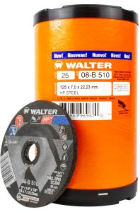 Walter W08B510 Schleifscheibe 125 x 7,0 x 22,23 mm 25 Stück