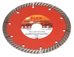 Flex-tools Zubehör 334464 Diamanttrennscheibe 140 x 22,2 mm Diamantjet VI - Speedcut