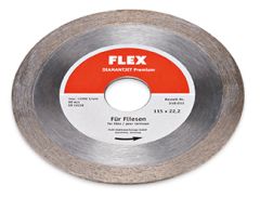 Flex-tools Zubehör 349011 Diamanttrennscheibe 115 x 22,2 mm Premium-Fliesen