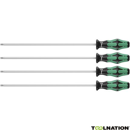 Wera 05028074001 367/4 TORX HF Kraftform Plus Schroevendraaierset met vasthoudfunctie, 4-delig - 1