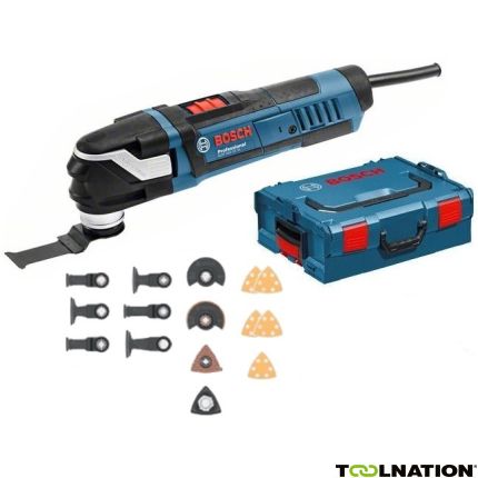 Bosch Blauw GOP 40-30 Professional Multitool 400 watt in L-Boxx 0601231001 + accessoires - 1