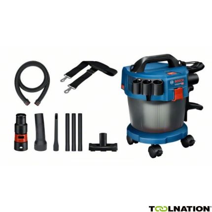 Bosch Blau GAS 18V-10 L Akkustaubsauger 18V exkl. Akkus und Ladegerät + Zubehörset 06019C6302 - 4