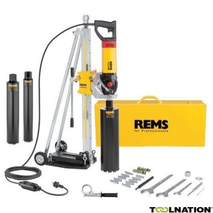 Rems 183023 Picus SR Set 62-82-132 Titan Diamantbohrmaschine + Stativ + 3 Bohrer - 1