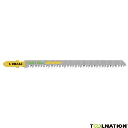 Festool Zubehör 204262 S 105/2,8/5 Stichsägeblatt HOLZ GERADE SCHNEIDEN 5 Stück - 1