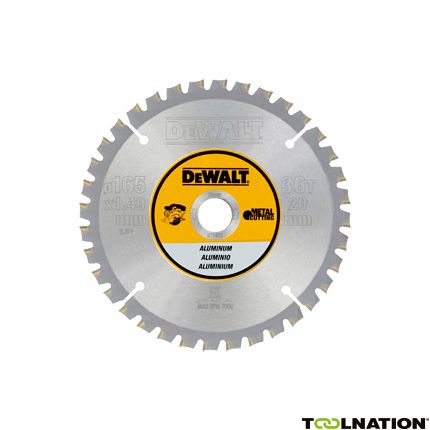 DeWalt Zubehör DT1911-QZ Kreissägeblatt 165 x 20 mm 36T FTG 3° - 2