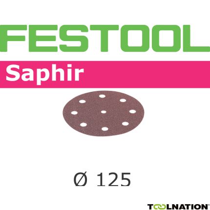 Festool 493126 Schuurschijven Saphir STF D125/90 P50 SA/25 - 1