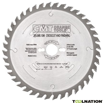 CMT-Sägeblatt mit links/rechts Zähnen 300 x 35 x 72T - 2