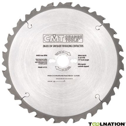 CMT Bau-Sägeblatt (Nagel in Holz) 250 x 30 x 16T - 1