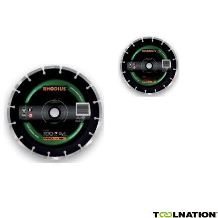 Rhodius 302450 302454 LD40 Diamant Doorslijpschijven Set 230 + 125 mm - 1