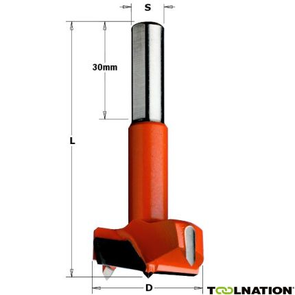 CMT Zylinderkopfbohrer 18mm, Schaft 10x30, rechts - 1