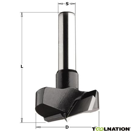 CMT HW Zylinderkopfbohrer mit Zylinderschaft ohne Vorschneider 26mm - 1