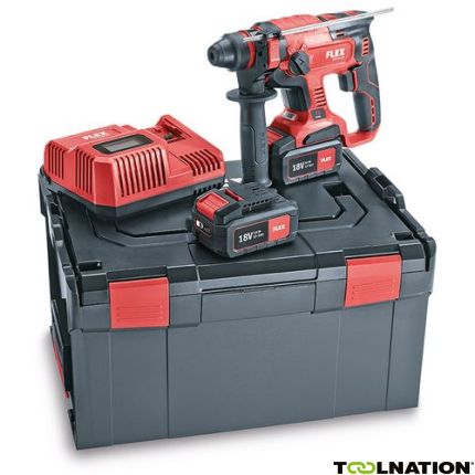 Flex-tools 461768 CHE 18.0-EC/5.0 SET SDS-plus Combihamer 18V 5.0Ah Li-Ion in L-Boxx - 1