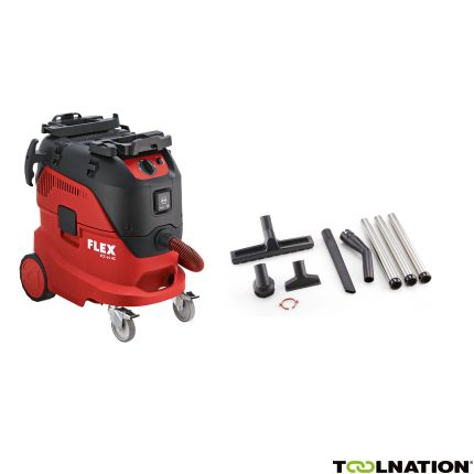 Flex-tools 465690 VCE44L AC-SET Veiligheidsstofzuiger met automatische filterreiniging, 42 L, klasse L + reinigingsset - 1