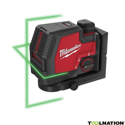 Milwaukee 4933478098 L4 CLL-301C oplaadbare groene kruislijnlaser - 5