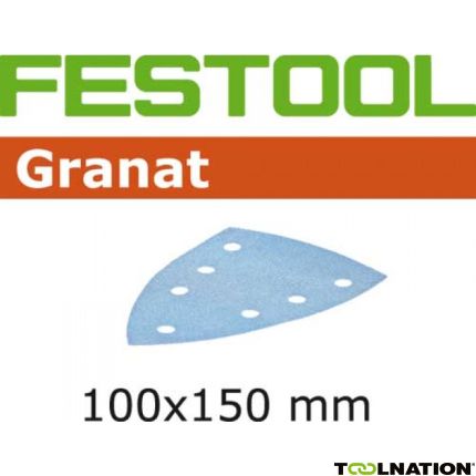 Festool 499630 Granat Schuurbladen STF DELTA/7 P100 GR/100 - 1