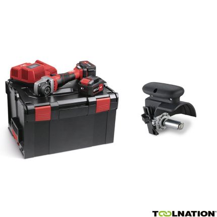 Flex-tools 521981 BME 18.0-EC/5.0 Set Basismotor Trinoxflex 18V 5.0Ah Li-Ion + BS 50 satinierter Einsatz - 1