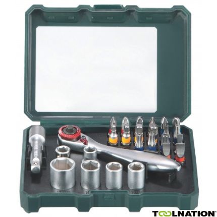 Metabo 626701000 Bit- en Ratel Set 26-delig - 1