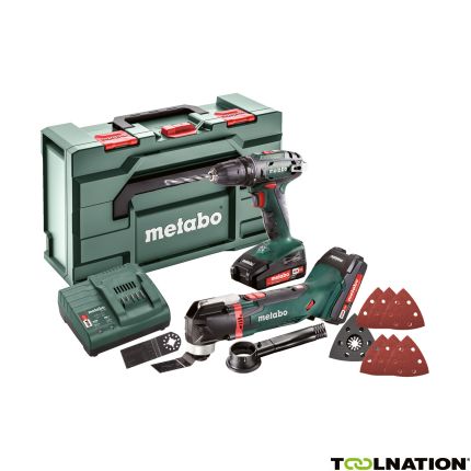 Metabo Comboset 2.6.1 18V 2.0Ah Li-Ion - BS18 Accuboor + MT18LTX Multitool 685081000 - 1