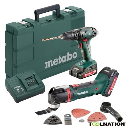 Metabo 685088000 Comboset 2.6.2 18V 2.0Ah Li-Ion - SB18 Accuklopboor MT18LTX Multitool - 1