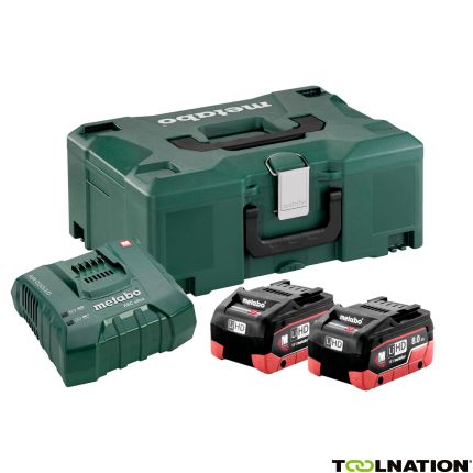 Metabo 685131000 Accu Pakket 2 x 18V LiHD 8.0Ah + 1 x Lader ASC ultra - 1