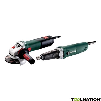 Metabo SET - WEV 15-125 Quick haakse slijper + G 400 rechte slijper 691203000 - 1