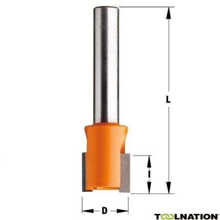 CMT 22 mm Falz- und Kantenfräser mit offener Fase 8 mm-Schaft - 2