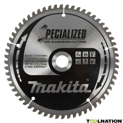 Makita Zubehör B-09684 HM-Sägeblatt Spec. Aluminium 305 x 30 x 100T - 1