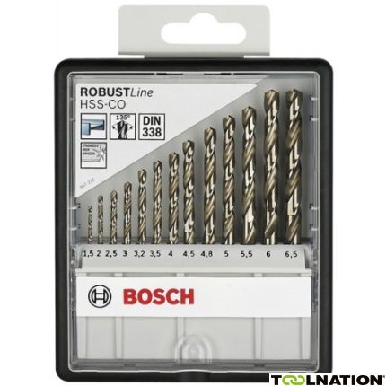 Bosch 2607019926 13-delige HSS metaalboren set Robustline - 1