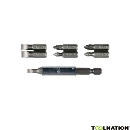 HiKOKI Zubehör 752397 Magnetischer Bit-Halter 1/4" inkl. 7 Bits - 1