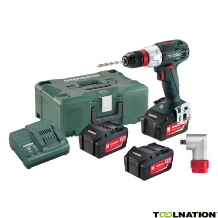 Metabo 602104960 BS18LT Quick Accuboormachine 18 Volt 4.0 AH Li-ion gratis 3e accu! - 5