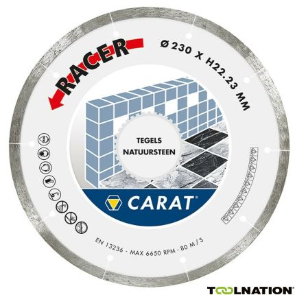 Carat CDBM350400 Racer Diamantscheibe 350 x 25,40 für Fliesen/Naturstein - 1