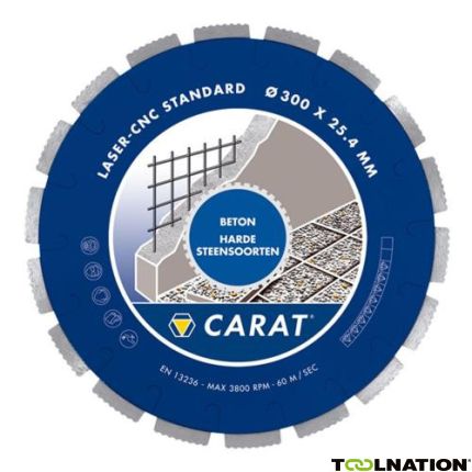 Carat CWB3505000 Diamantzaagblad Beton Ø350x30,00 mm tbv W-5421 - 1