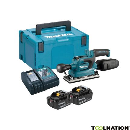 Makita DBO380RTJ Akku-Schwingschleifer 18V 5,0Ah Li-Ion in Makpac  - 2