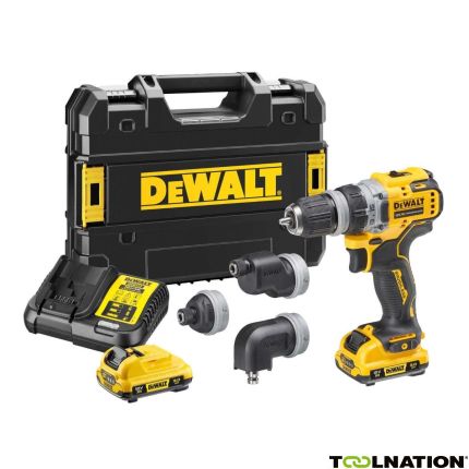 Dewalt DCD703L2T-QW Multi-Head-Akku-Bohrschrauber 12 Volt 3,0 AH Li-ion - 1