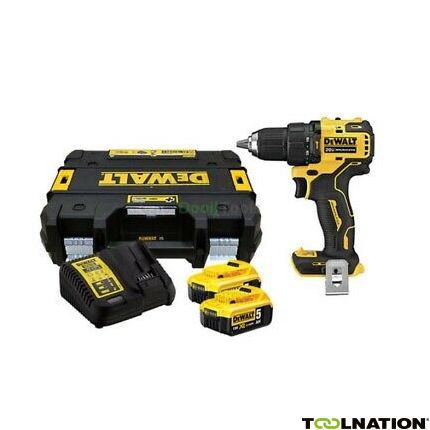 DeWalt DCD709P2T-QW Accu klopboormachine 18V 5,0Ah Li-Ion in TSTAK koffer - 1